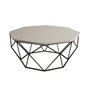 Hanah Home Diamond Mesa de Centro Crema